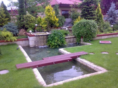 amenajare cascade fantani iazuri piscine buzau